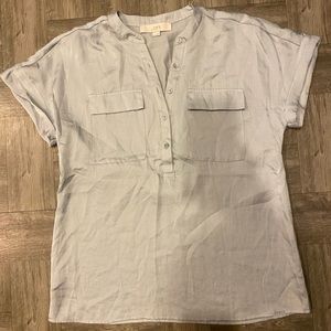 LOFT blue/grey t shirt